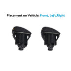 2X Windscreen Spray Washer Nozzle for Toyota LandCruiser 70-79
