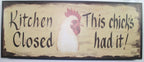 Iron Tin Metal Sign for Home Kitchen Decor (88736)