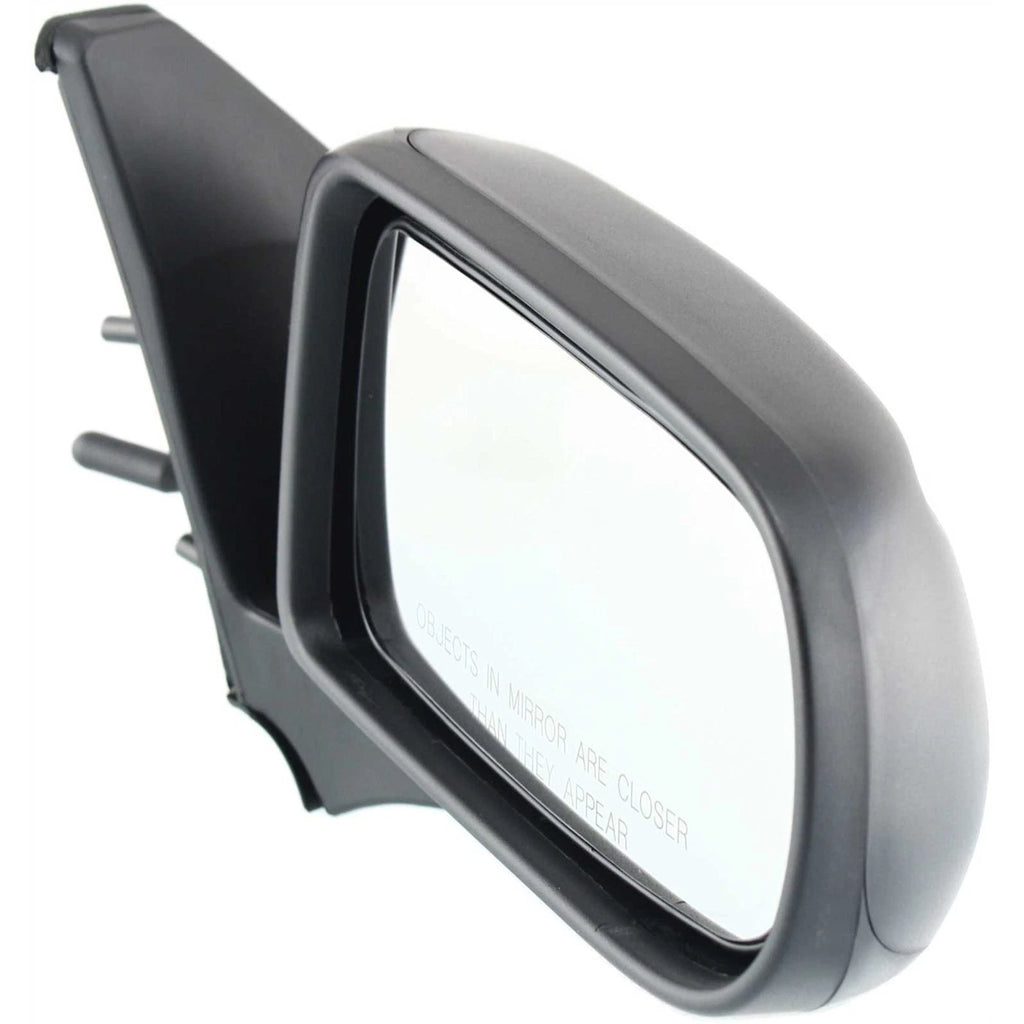 Set of 2 Manual Remote Mirrors for Mazda Protege (1999–2003) Textured Black