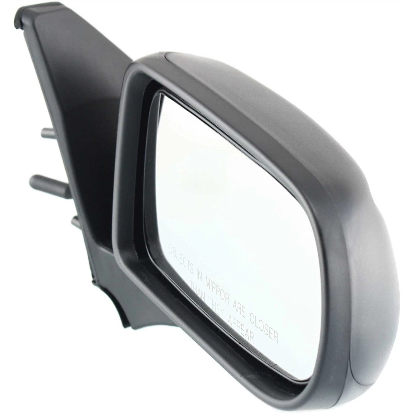 Set of 2 Manual Remote Mirrors for Mazda Protege (1999–2003) Textured Black
