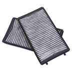 2X Activated Carbon Cabin Air Filter for BMW 745i 745Li 750Li 760Li (2002–2005)