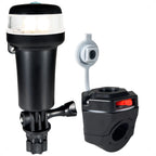 LED Portable Boat Navigation Light with Swivel Base and Rail Mount