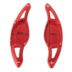 2X Steering Wheel Shifter Paddle Extensions Red for Audi R8 RS3 RS4 RS5 TT RS (2007–2023)