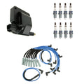Set of 8 NGK Ignition Coil Wires & Ruthenium Spark Plugs for Dodge Dakota Durango (1997–2004)