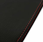 Sunvisors Cover for Ford Mustang (1987–1993) Red Stitch PVC Leather