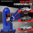 17" Hydraulic Bottle Jack for Automotive Repair (6 Tons)