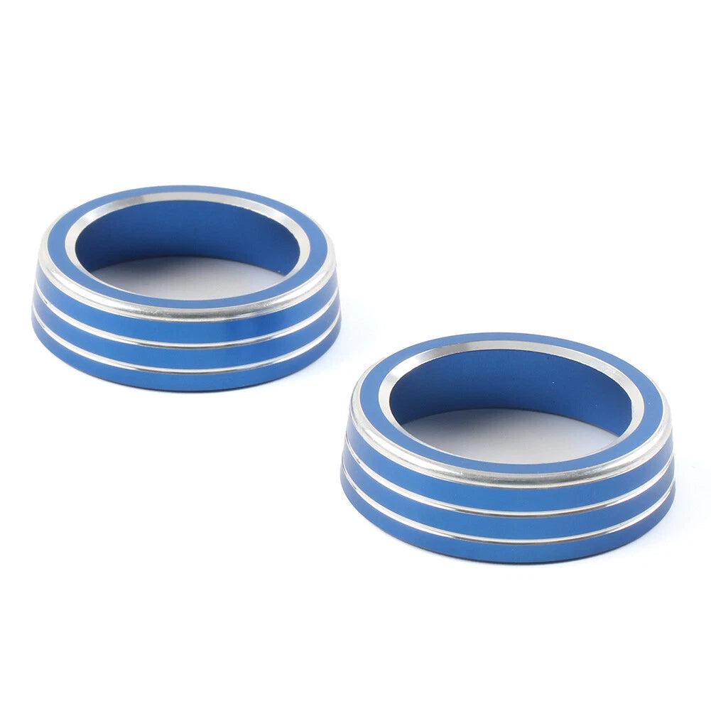 2X AC Climate Switch Knob Ring Cover Trim for Honda Civic (2016–2021)