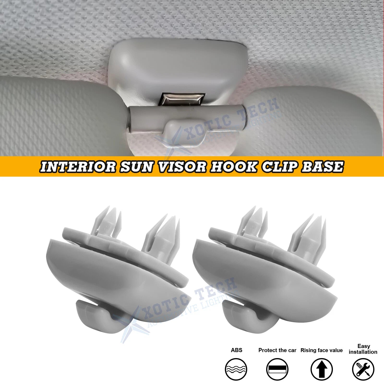 Sun Visor Hook Clip Bracket Hanger for Audi (2018–2024)