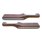 Wood Armrest Set with Amber LED for Peterbilt 1987–2001