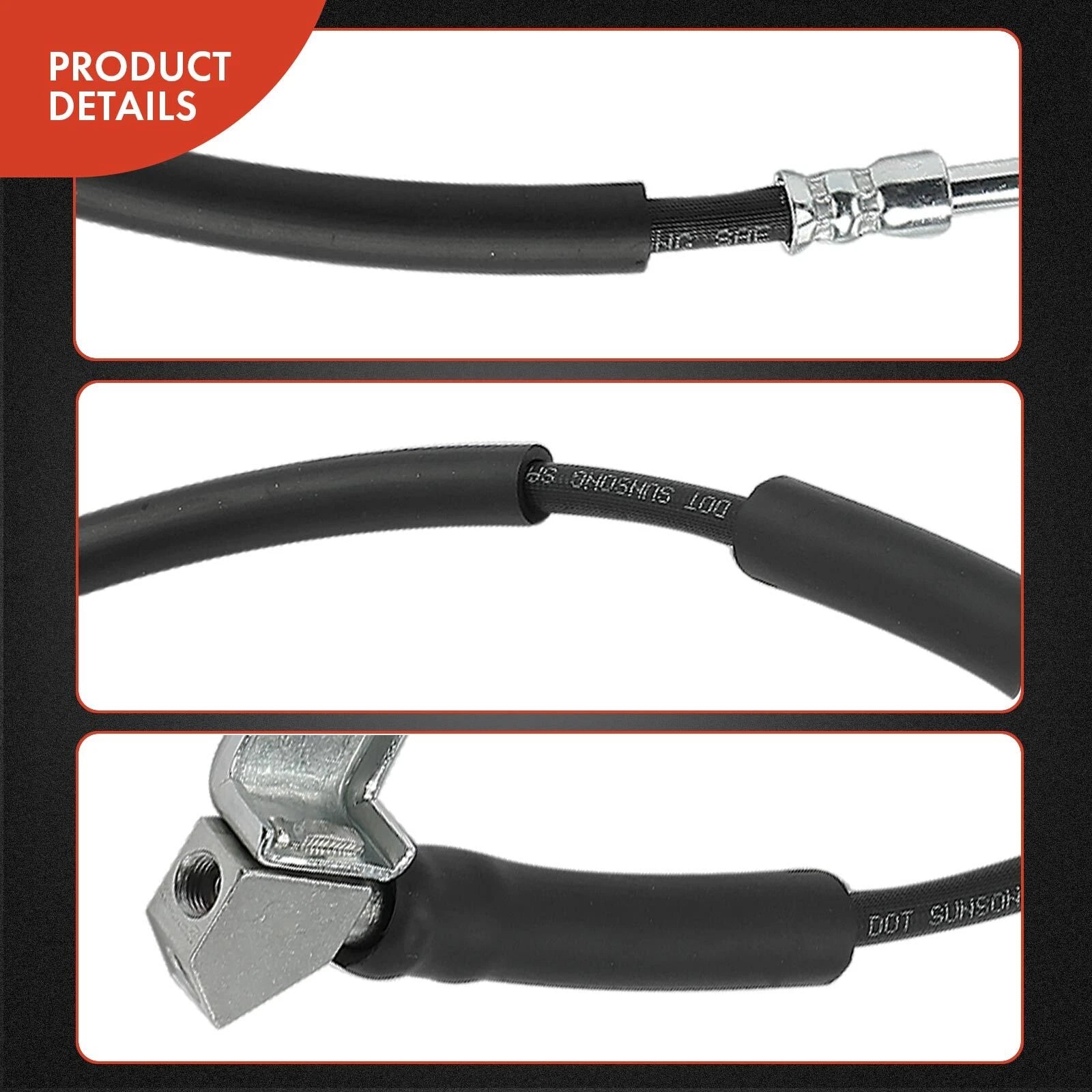 Front Left Brake Hydraulic Hose for Ford Ranger, Mazda B2500 (1998–2001)