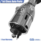 35" Tilt Shift Steering Column for Universal Vehicles (Paintable Steel Chrome)