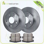 Rear Brake Pads and Rotors for Acura TSX 2004–2008, Honda Accord 2003–2007
