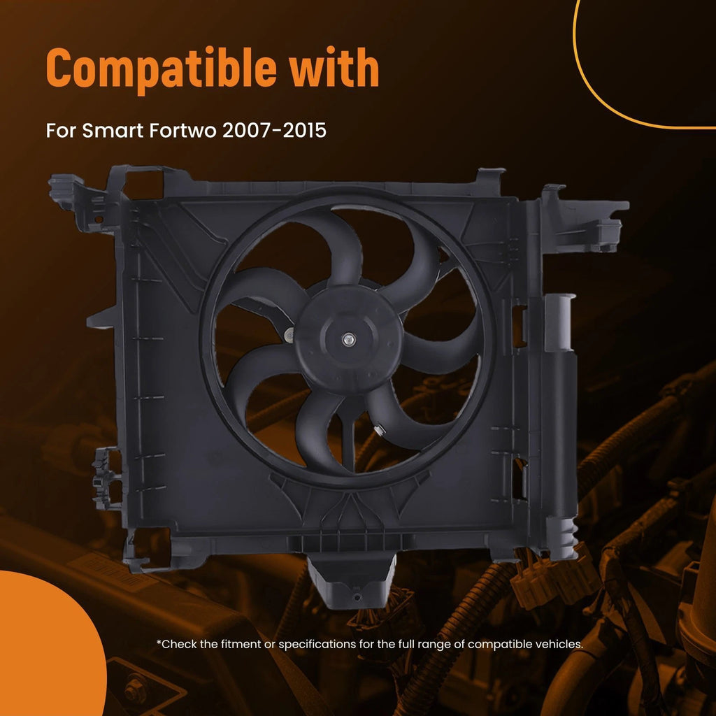Radiator Cooling Fan Assembly for Smart Fortwo (2007–2015)