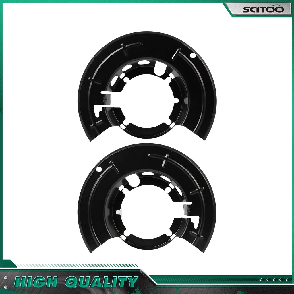 Front LH & RH Brake Backing Plate for Ford F-250 F-350 F-450 (1999–2023)
