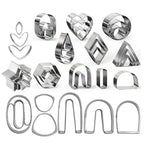 Set of 36 Pottery Earring Molds for DIY Crafts