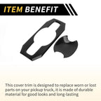 Set of 4 Carbon Fiber Pattern Door Handle Bowl Caps for Toyota Tundra (2022–2024)
