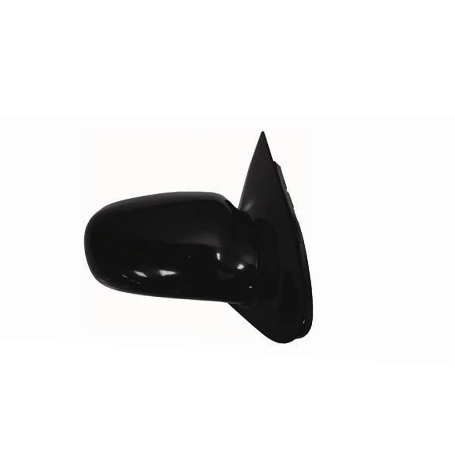 Replacement Black Gloss Passenger Side Manual Door Mirror for Toyota (2011–2018)