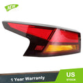Rear Outer Tail Light Assembly Chrome for Nissan Altima (2019–2020)