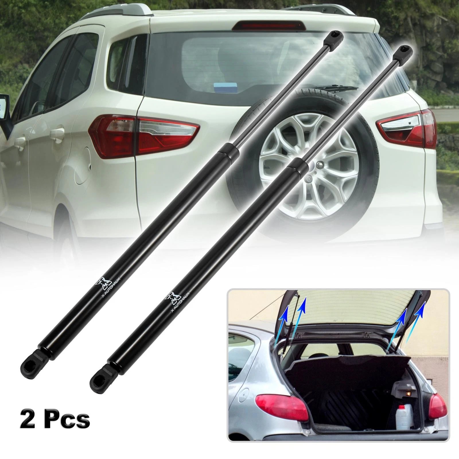 2X Rear Trunk Lift Supports Struts Gas Spring for Ford Edge (2007–2014)