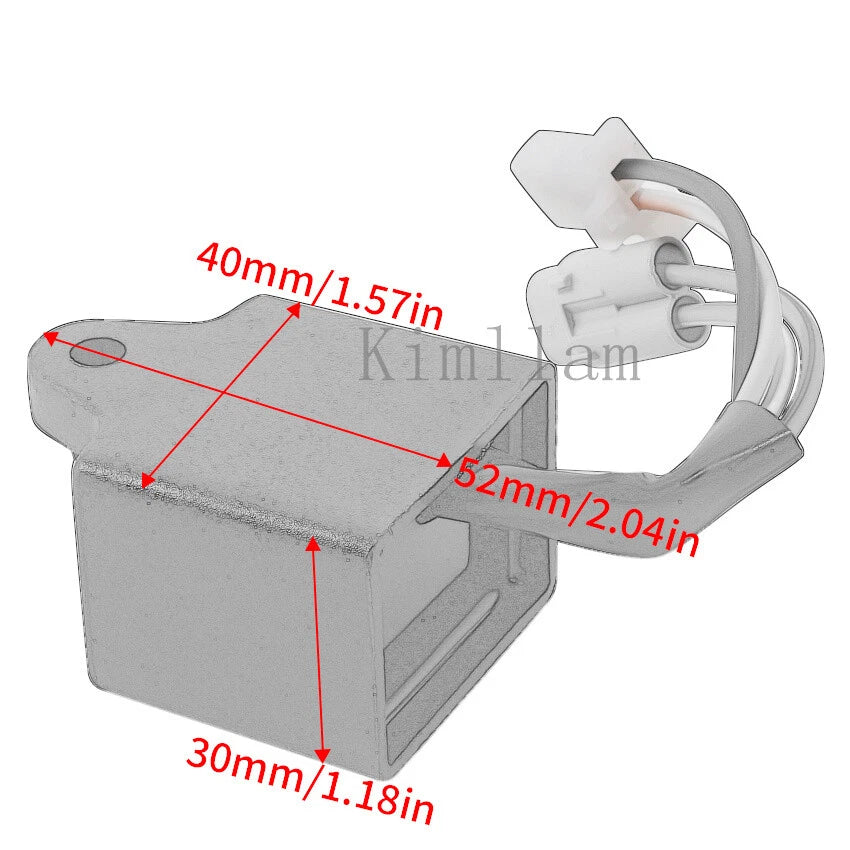 CDI Box Unit Assembly for Yamaha PW50 (2001–2023) 3PT-85540-00