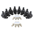 Set of 8 Ignition Coils & Double Iridium Spark Plugs for MB W140 S420 (1992–1999)
