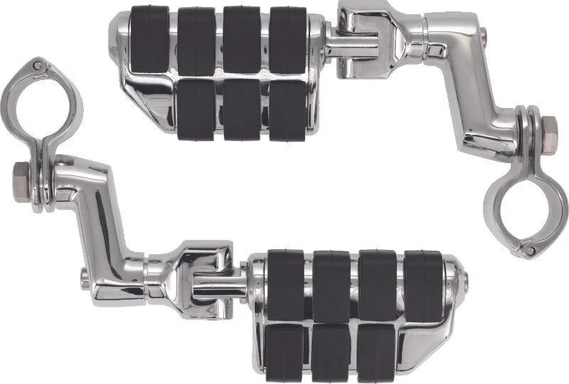Kuryakyn Dually ISO Offset Highway Pegs for Harley Davidson (1991–2023)