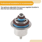 Fuel Pressure Regulator for Chevrolet Silverado 1500 (2003–2004) No. 2171582 20-70 Psi