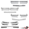 Set of 2 Chrome Bumper Panels for Chevy Impala (1962–1963)