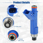 Set of 4 Fuel Injector Nozzles for Toyota Corolla 1.8L (2005–2008) 23209-0D050