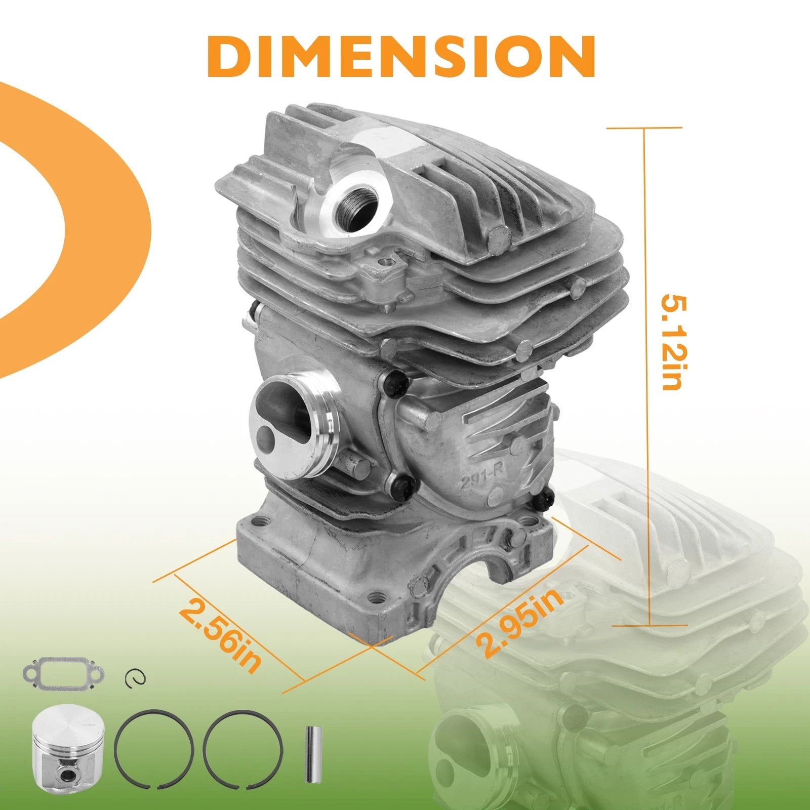Piston Kit for Stihl Chainsaws MS271, MS271C, MS291 (2010-2023)