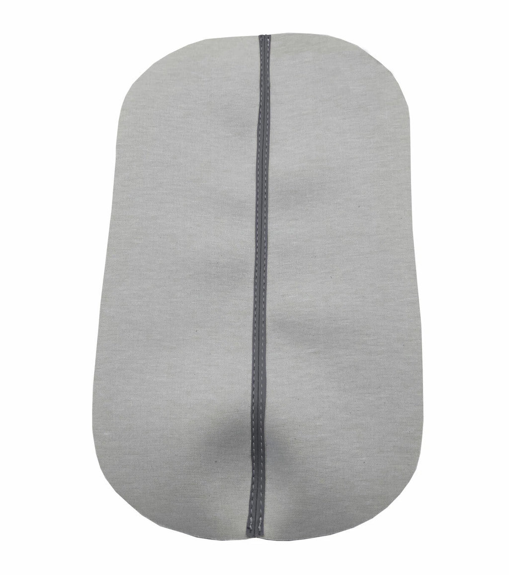 Center Console Lid Armrest Cover for Chevrolet Malibu (2016–2020) Gray PVC