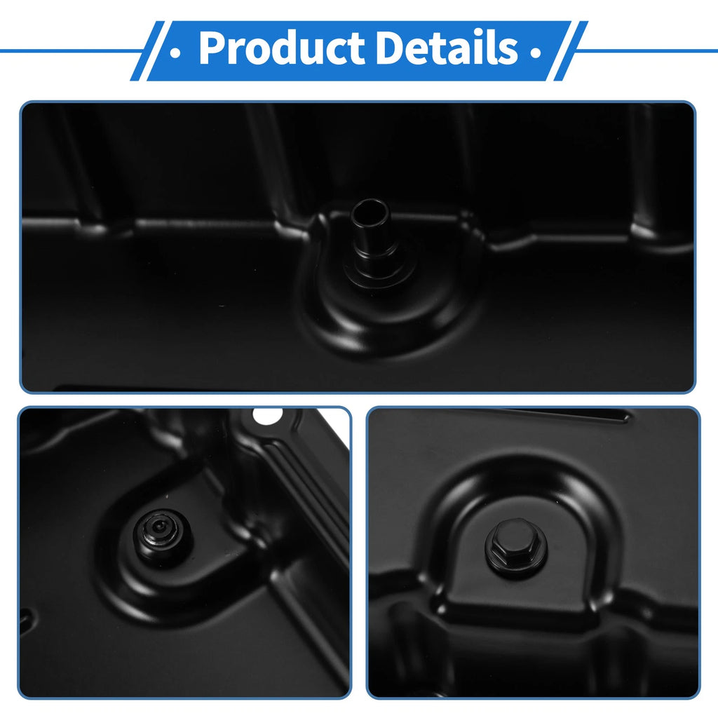 1 Pc Engine Oil Pan No.3510650040 for Toyota Lexus GS350 (2007–2011) Steel Black