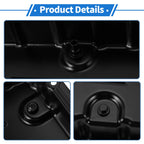 1 Pc Engine Oil Pan No.3510650040 for Toyota Lexus GS350 (2007–2011) Steel Black