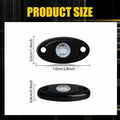 4X Purple LED Rock Light Underglow for Universal Offroad Truck (V)
