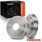 2X Rear Brake Drums for Chrysler Sebring Dodge Avenger Jeep