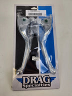 Slotted Wide Blade Lever Set - Chrome for Harley Touring (2017–2020)