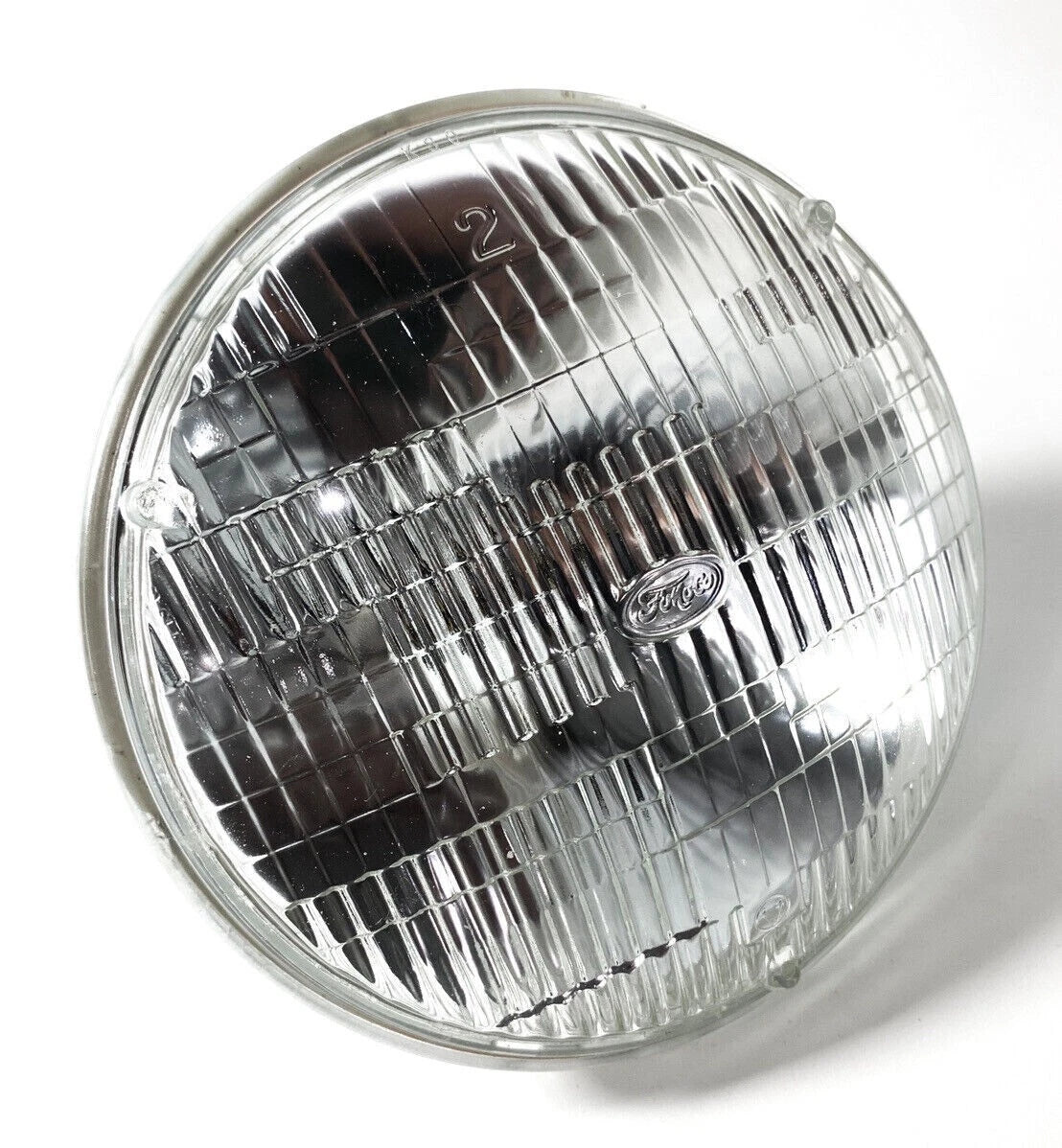 7 Inch Seal Beam Headlights with Bulbs for Ford FOMOCO Chrome Dietz Buckets (1953–1956)