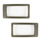 Side Cover Air Con Grille Grey Pair Fits Nissan Hardbody Navara D21 UTE 1986-97