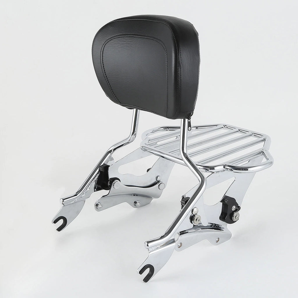 Sissy Bar Luggage Rack Backrest Docking Hardware for Harley Touring (2014–2023)