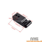 Fairing Headlight Mount Extension Block for Harley Softail Street Bob FXBB (18-23)