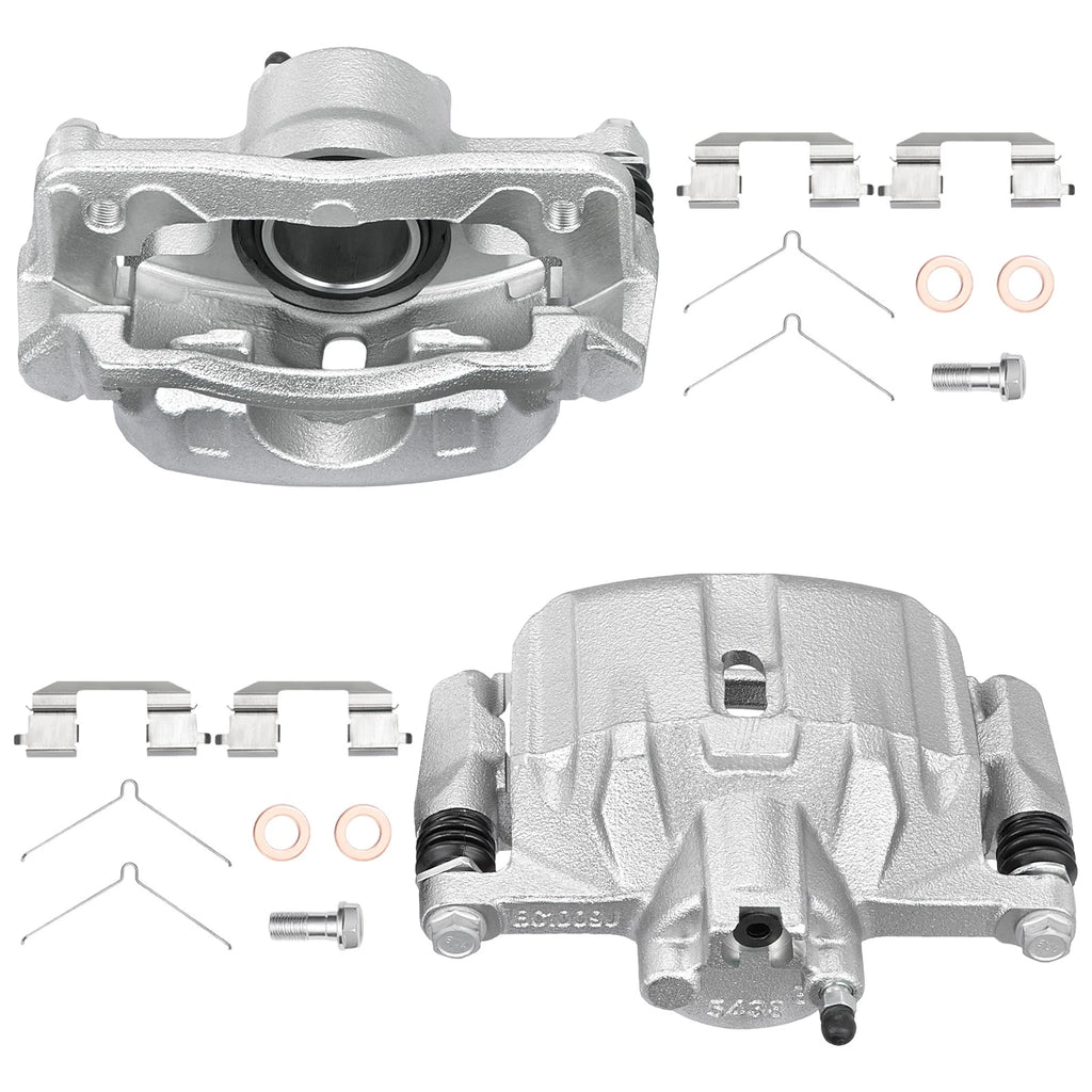 Front Disc Brake Calipers with Bracket for 2012–2015 Honda Civic 1.8L (2)