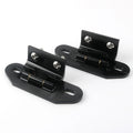 Billet Aluminum Rear Hatch Hinges Black Pair for Camaro/Firebird (1982–1992)