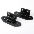 Billet Aluminum Rear Hatch Hinges Black Pair for Camaro/Firebird (1982–1992)