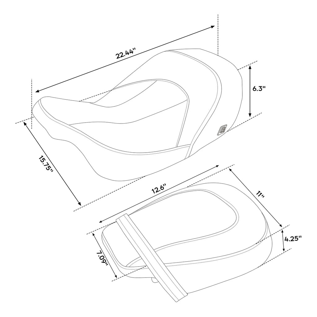 Heated Seats for Harley Davidson Street Road Glide (2009–2024)