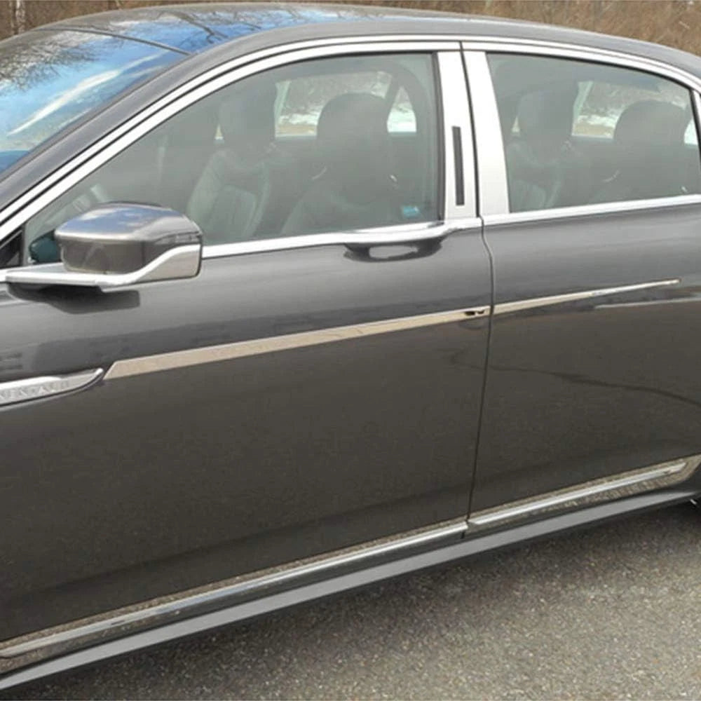 10pc Luxury Stainless Window Trim Package for Lincoln Continental (2017–2021)