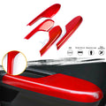 Sporty Red Interior Door Armrest Panel Trim Cover for Honda Civic (2016–2020)