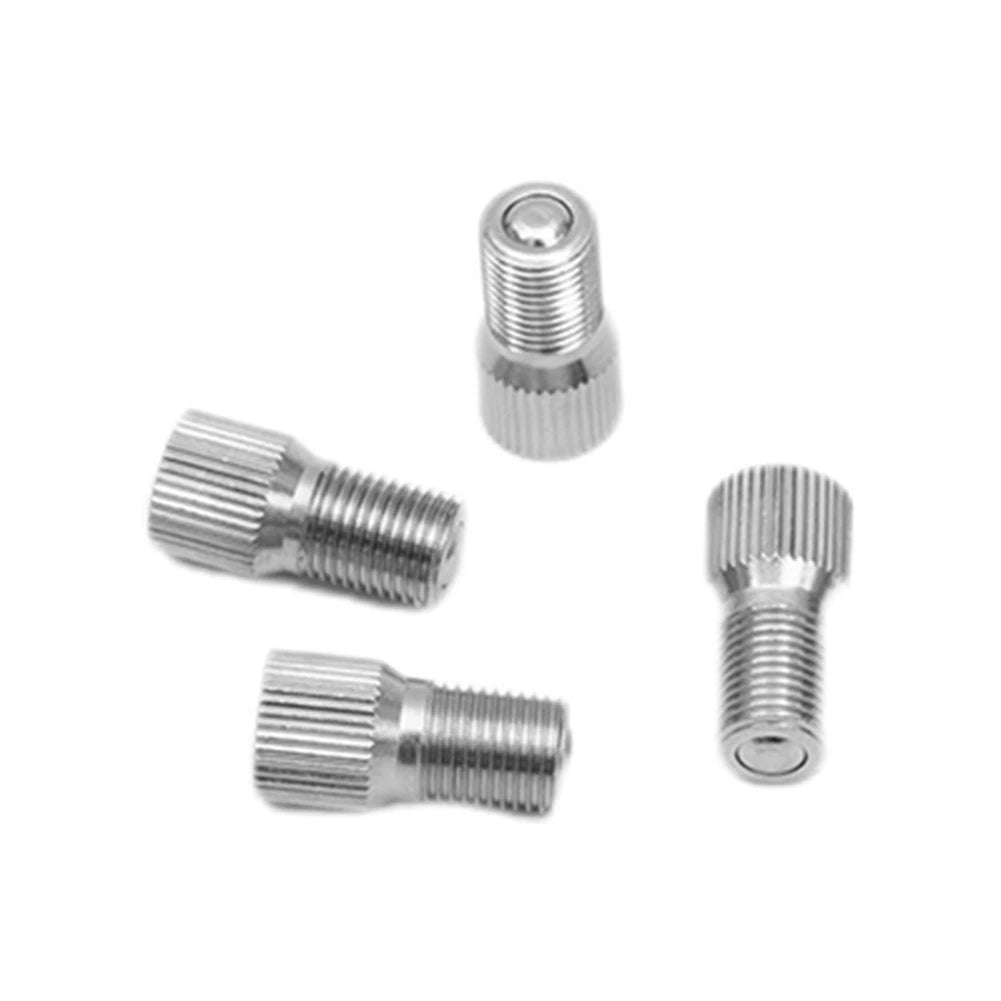 Set of 4 Chrome Valve Stem Extenders for Wheel Accessories