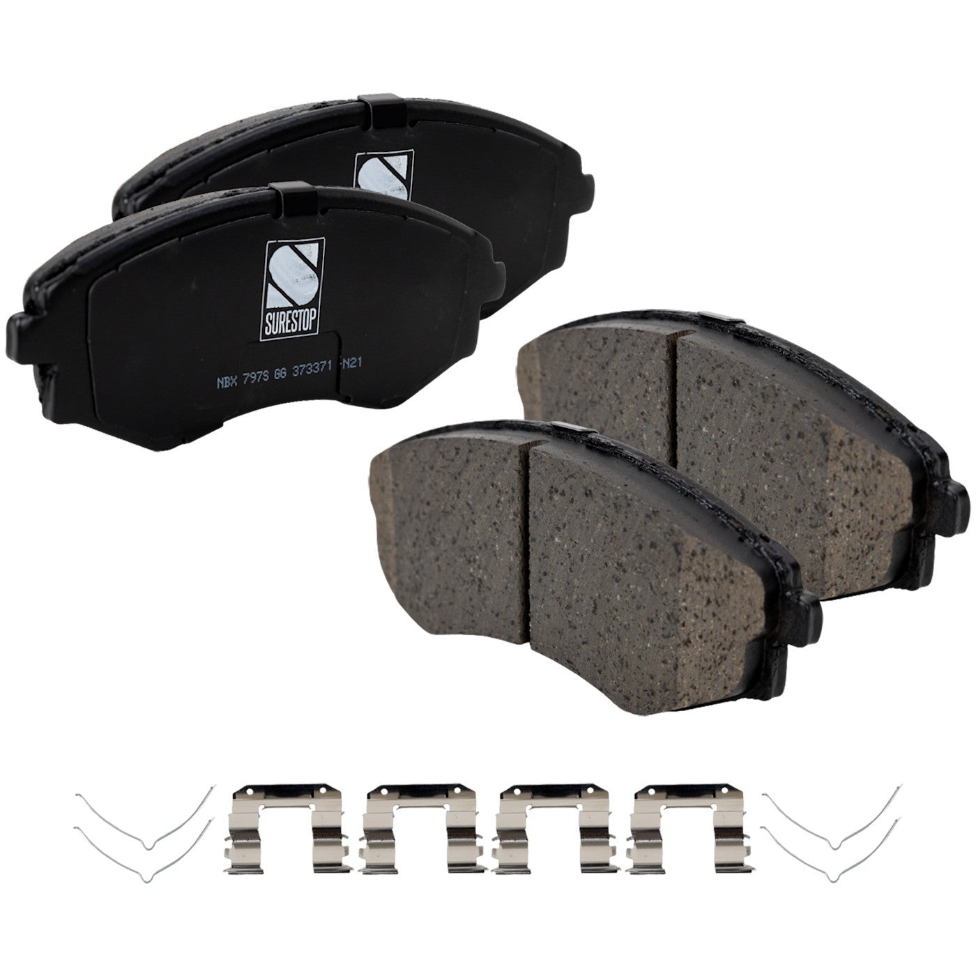 Brake Pad Set for Nissan 240SX (1989–1998) Front RWD