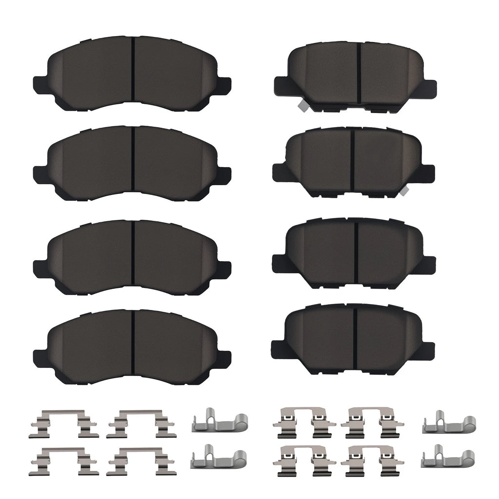 Set of 4 Ceramic Brake Pads for Mitsubishi Outlander Sport (2013–2024)