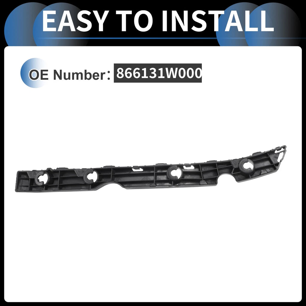 1pc Left Rear Bumper Retainer Bracket No. 866131W000 for Kia Rio (2012–2017)